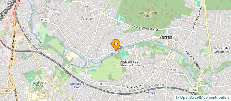 localisation de l'entreprise CROSNE-YOGA à YERRES