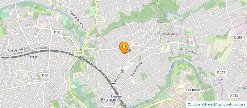 localisation de l'entreprise CROSNES VIANDES à BRUNOY