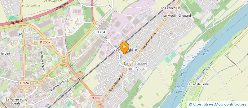 localisation de l'entreprise CROSNIER FILS à LA CHAUSSEE-SAINT-VICTOR