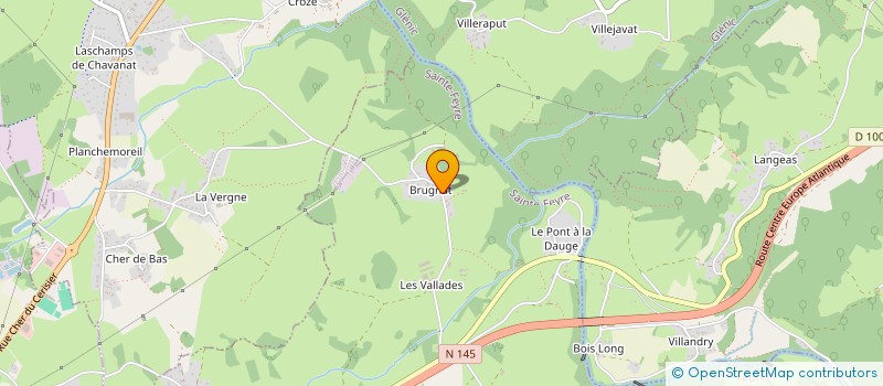 localisation de l'entreprise CROSO JADIS à SAINTE-FEYRE