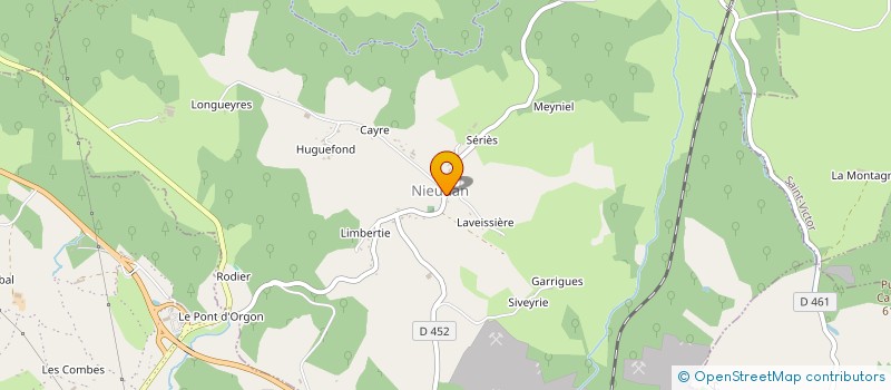 localisation de l'entreprise CROSPAINT à CROS-DE-MONTVERT