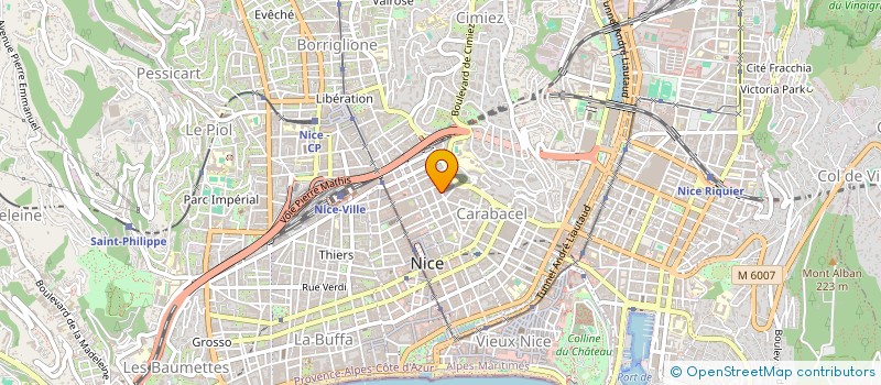 localisation de l'entreprise CROSS à NICE