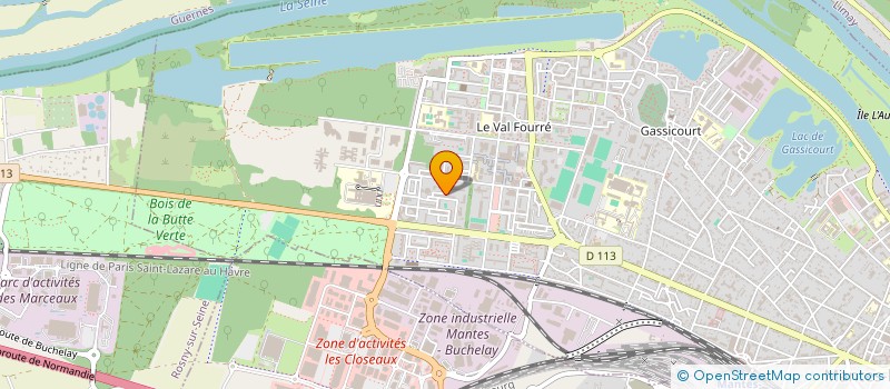 localisation de l'entreprise CROSS A MANTES  MANTES-LA-JOLIE