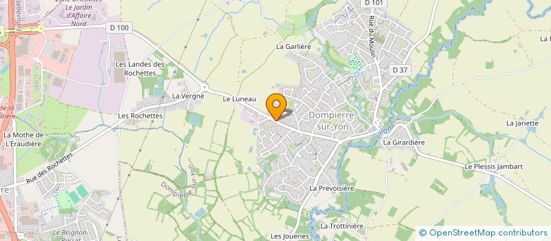 localisation de l'entreprise CROSS BANDICOOT 85  DOMPIERRE-SUR-YON