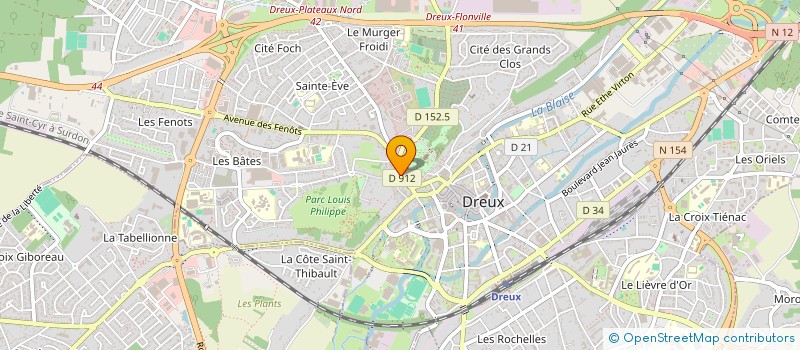 localisation de l'entreprise CROSS BARBER 28 à DREUX