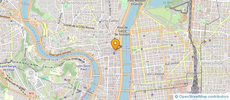 localisation de l'entreprise CROSS CREATION à LYON