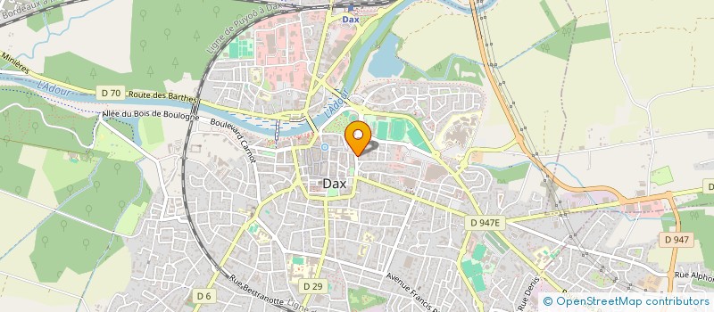 localisation de l'entreprise CROSS EAT  SAINT-PAUL-LES-DAX