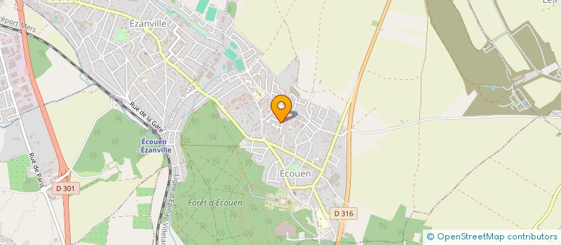 localisation de l'entreprise CROSS GLOBAL ART  ECOUEN