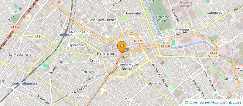 localisation de l'entreprise CROSS LAPEL CHOKE JIU-JITSU BRESILIEN  ROUBAIX