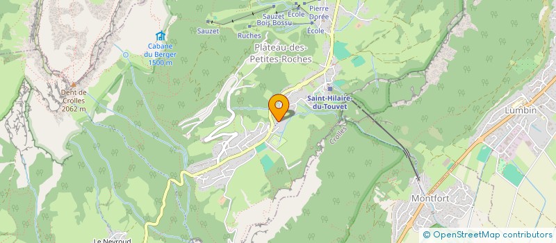 localisation de l'entreprise CROSS MEDIA 38  PLATEAU-DES-PETITES-ROCHES