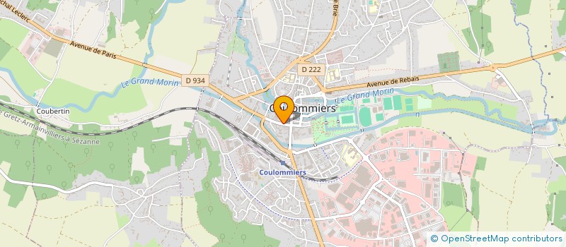 localisation de l'entreprise CROSS-MEDIA CONCEPT  COULOMMIERS