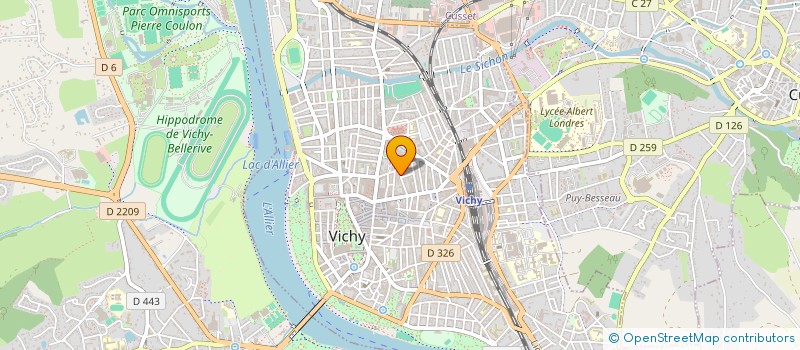 localisation de l'entreprise CROSS RACING TEAM (CRT)  VICHY