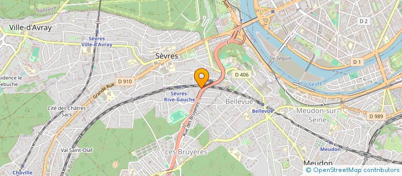 localisation de l'entreprise CROSS-RISK MANAGEMENT à SEVRES