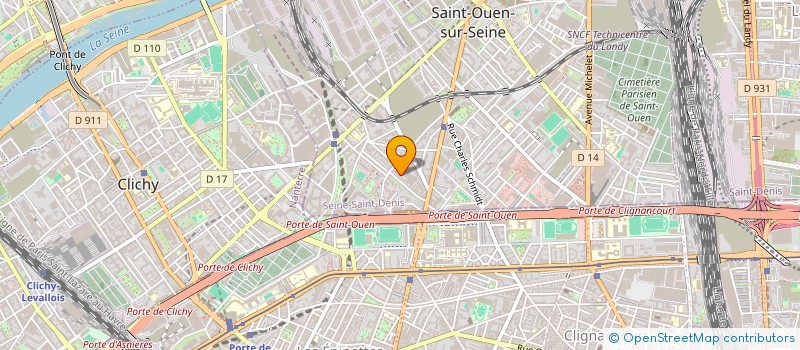localisation de l'entreprise CROSS - SKILL à SAINT-OUEN-SUR-SEINE