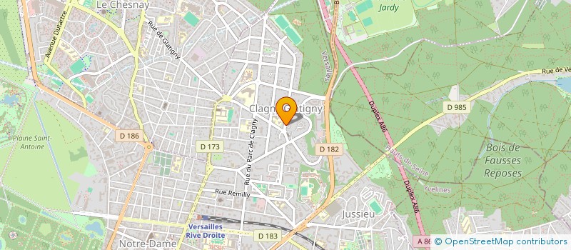 localisation de l'entreprise CROSS TO ACT à VERSAILLES