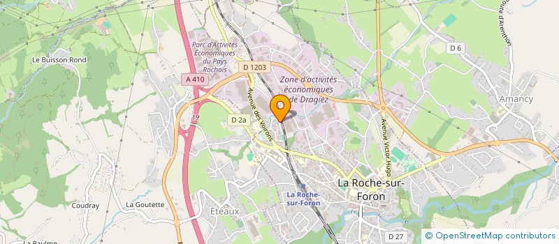 localisation de l'entreprise CROSSBORDER STONE  LA ROCHE-SUR-FORON