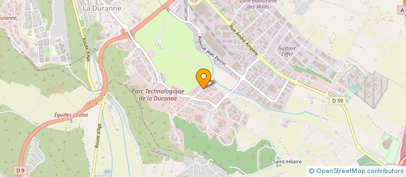 localisation de l'entreprise CROSSCALL à AIX-EN-PROVENCE