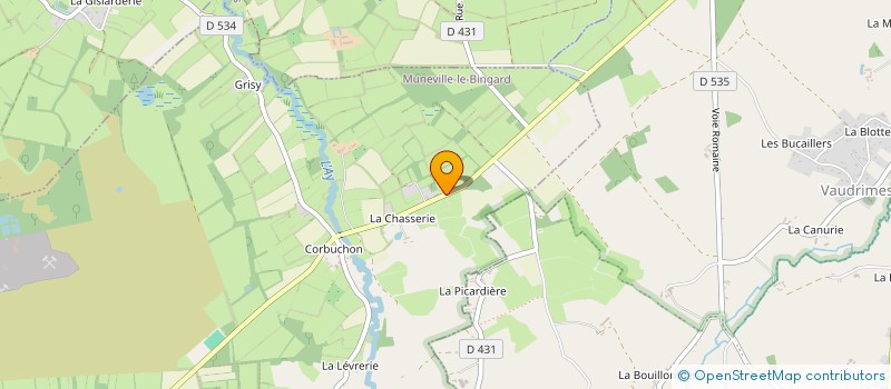 localisation de l'entreprise CROSSED PISTON CENTRAL MANCHE  SAINT-SAUVEUR-VILLAGES