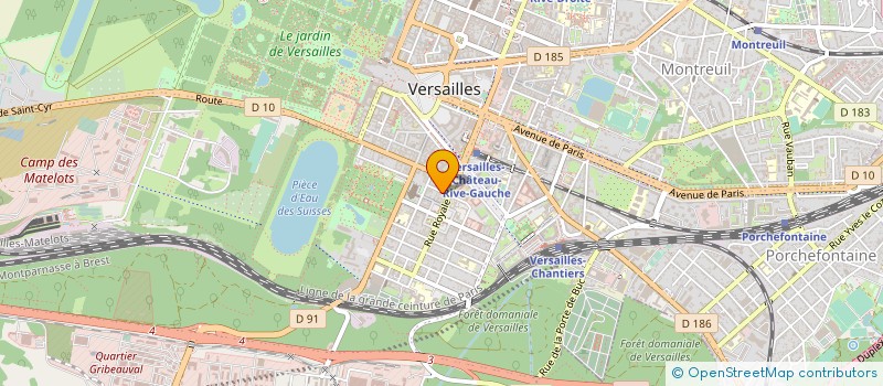 localisation de l'entreprise CROSSFADE INK. à VERSAILLES