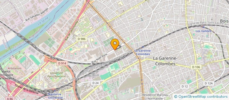 localisation de l'entreprise CROSSFIT 92  COLOMBES