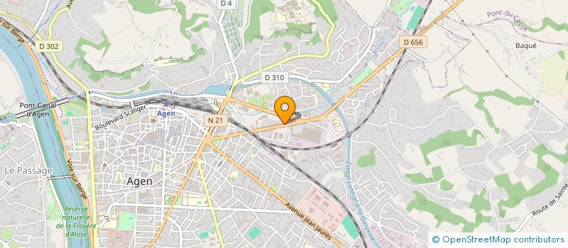 localisation de l'entreprise CROSSFIT AGEN  AGEN