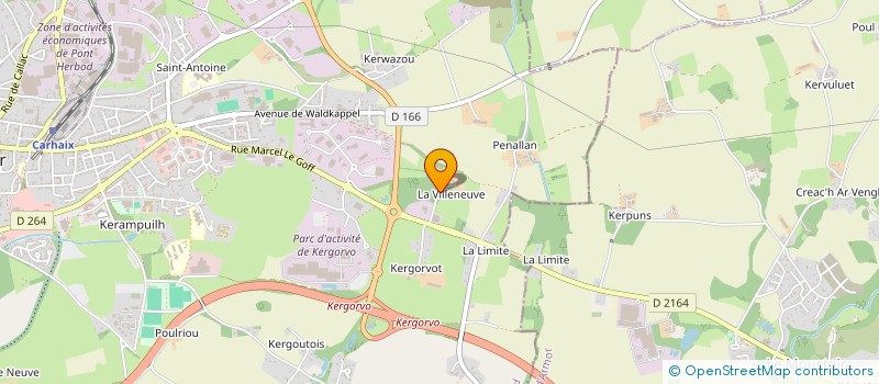 localisation de l'entreprise CROSSFIT KARAEZ à CARHAIX PLOUGUER