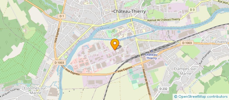 localisation de l'entreprise CROSSFIT LA FONTAINE à CHATEAU-THIERRY