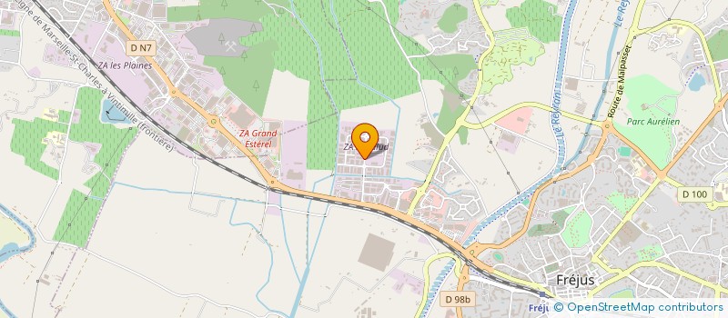 localisation de l'entreprise CROSSFIT LXXXIII à FREJUS