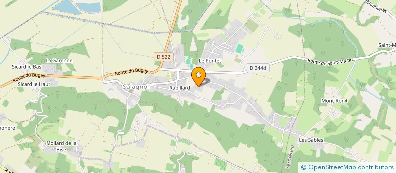 localisation de l'entreprise CROSSMINTON DES BALCONS DU DAUPHINE  MORESTEL