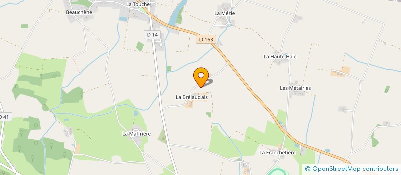 localisation de l'entreprise CROSSOUARD  ERBRAY