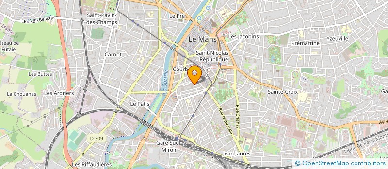 localisation de l'entreprise CROSSOVER BIS  LE MANS