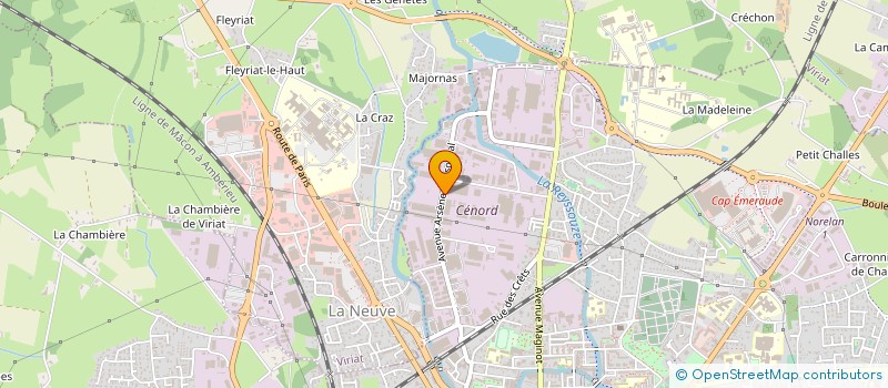 localisation de l'entreprise CROSSROAD ACIERS à BOURG-EN-BRESSE