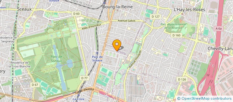 localisation de l'entreprise CROSSROADS SARL à ANTONY