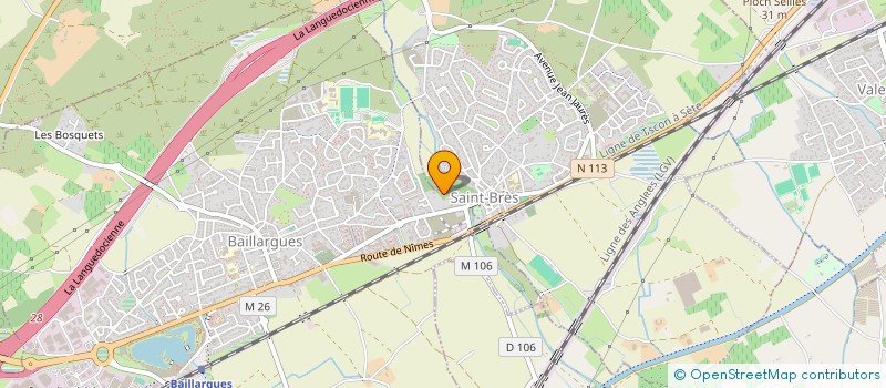localisation de l'entreprise CROSVILLE  BAILLARGUES