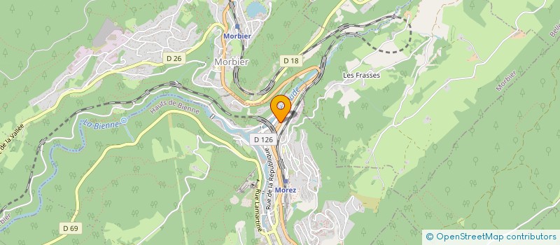 localisation de l'entreprise CROTTI  HAUTS DE BIENNE