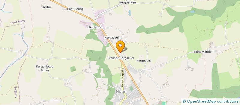 localisation de l'entreprise CROUCH INVESTMENT PROPERTY  PONT AVEN