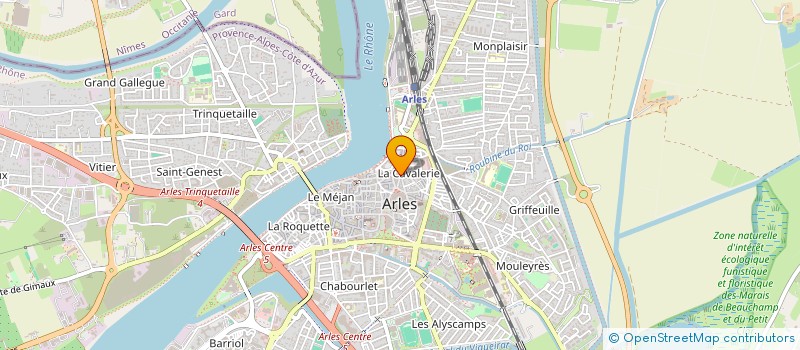 localisation de l'entreprise CROUCHTEVELLE à ARLES