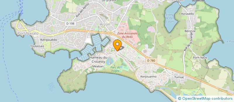 localisation de l'entreprise CROUESTY LOCATION SARL à ARZON