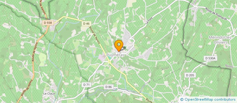 localisation de l'entreprise CROUPATAS  CRESTET