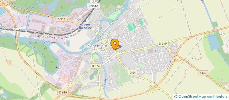 localisation de l'entreprise CROUS'TILINE à NOGENT-SUR-SEINE
