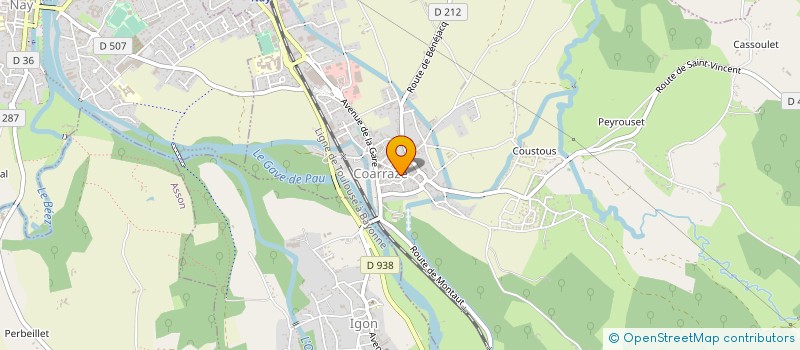 localisation de l'entreprise CROUSEILLES à COARRAZE