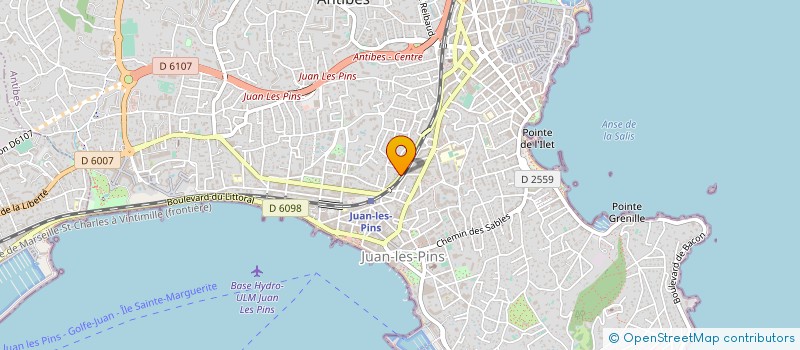 localisation de l'entreprise CROUSSE-TONTI à ANTIBES