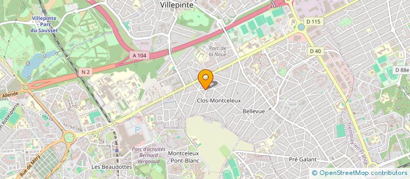 localisation de l'entreprise CROUSTI BRAISE à VILLEPINTE