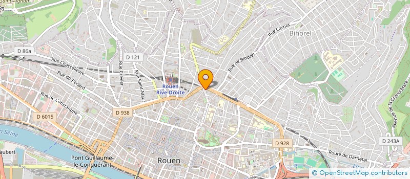 localisation de l'entreprise CROUSTI FACTORY à ROUEN