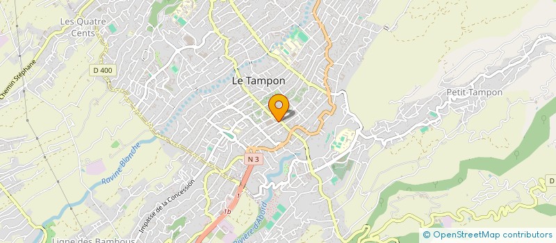 localisation de l'entreprise CROUSTI'PAIN à LE TAMPON