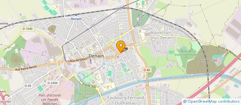 localisation de l'entreprise CROUSTI PAIN  DENAIN