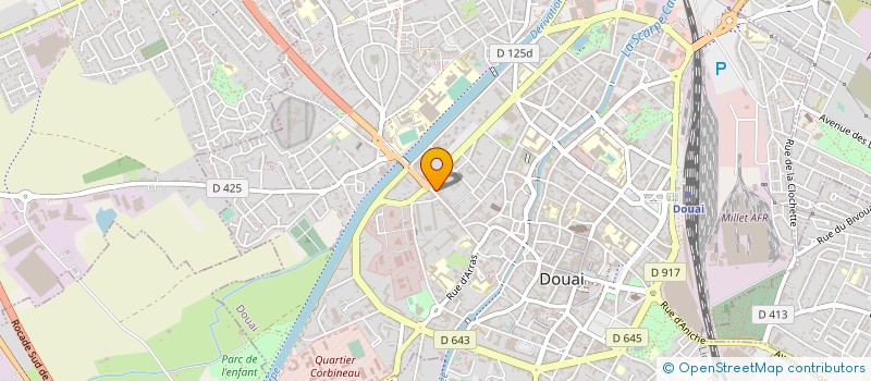 localisation de l'entreprise CROUSTI POULET  DOUAI