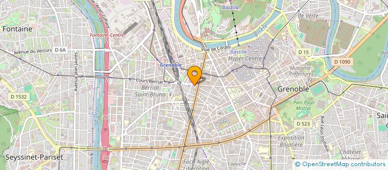 localisation de l'entreprise CROUSTI SATAI à GRENOBLE
