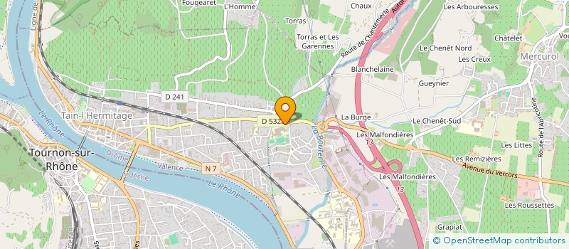 localisation de l'entreprise CROUSTI'TAIN à TAIN L HERMITAGE
