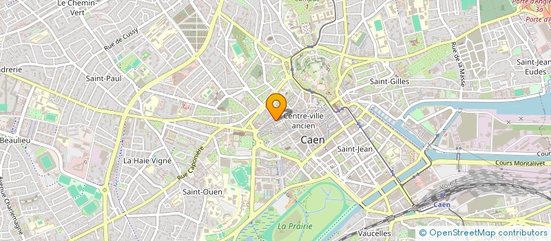 localisation de l'entreprise CROUSTILLE ET CHOCOLAT à CAEN